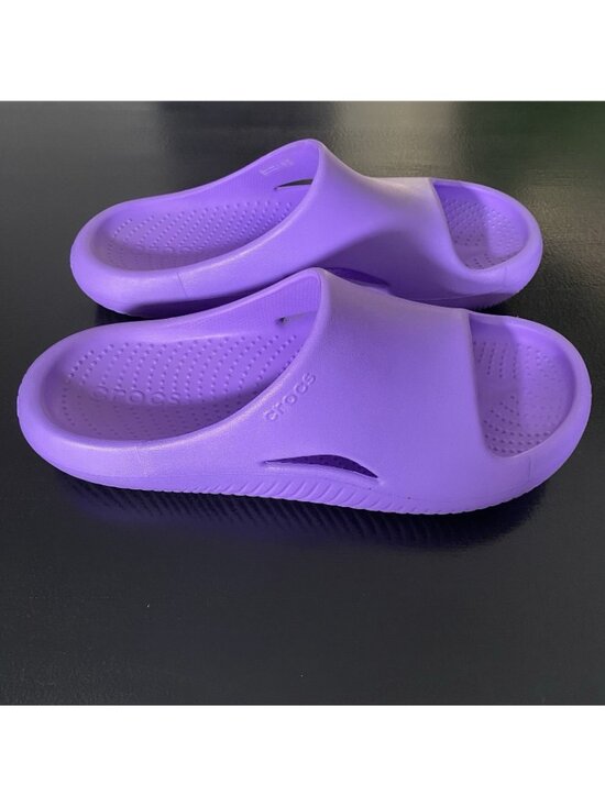Crocs Mellow Recovery Slide Sandals Men 10 Women 12 Galaxy Purple Waterproof main image 4